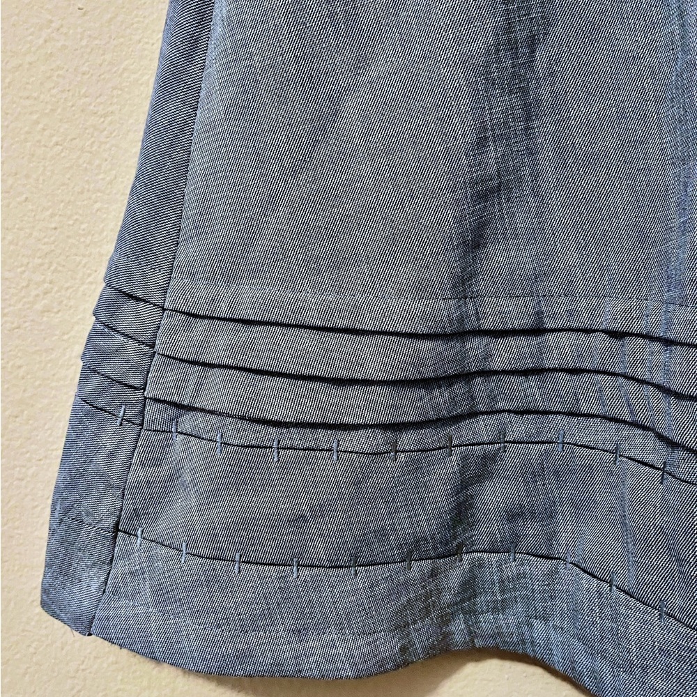 Banana Republic Chambray Off The Shoulder A Line Dress Womens size 12 - Picture 3 of 11